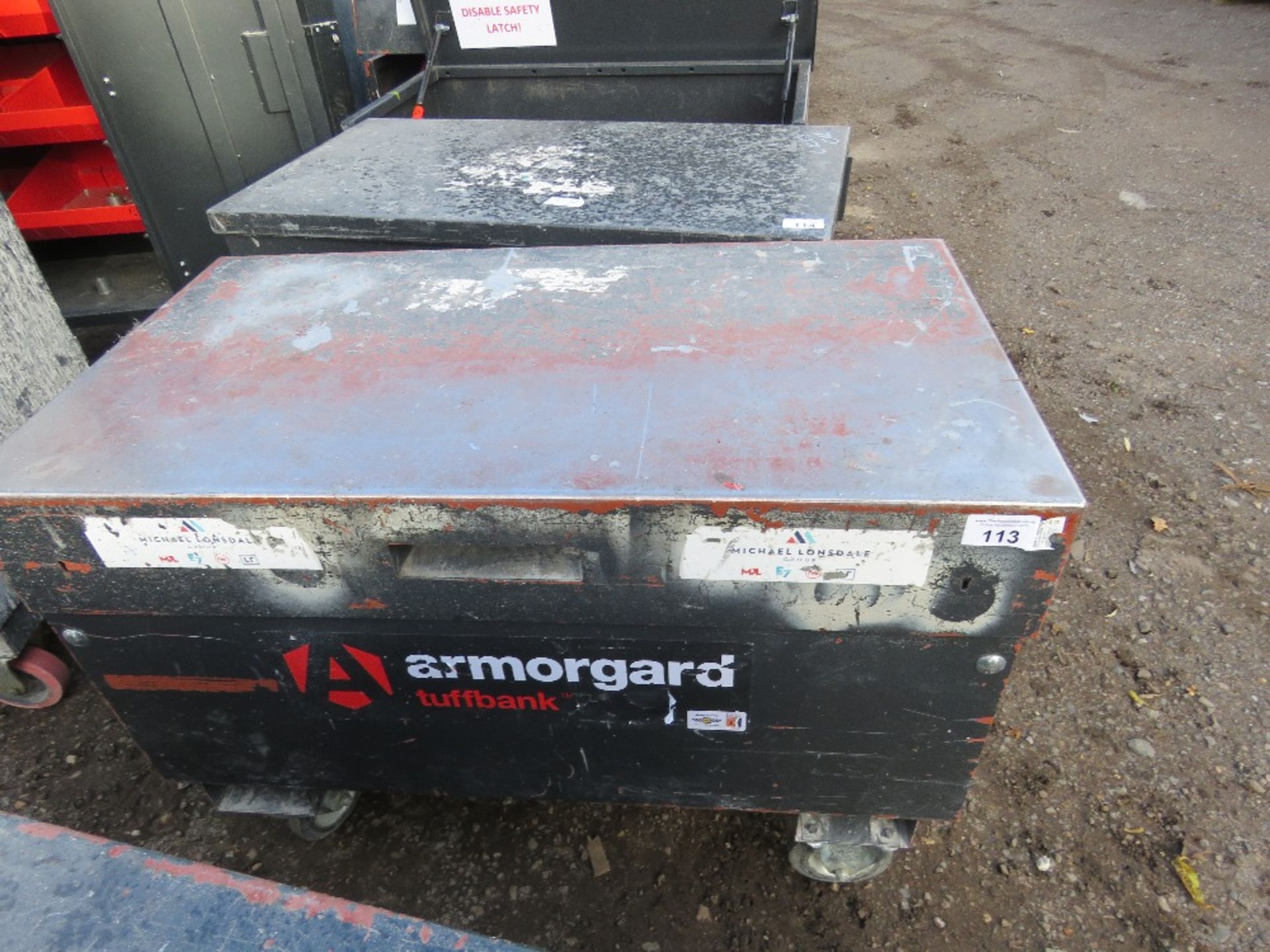 ARMORGARD TUFBANK TOOL BOX.