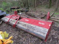 VOTEX LARGE TRACTOR MOUNTED TOPPER MOWER, INCOMPLETE, 14FT WIDTH APPROX. SOURCED FROM A LARGE ESTATE