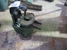 DECORATIVE BARREL WATER PUMP 240V POWERED. THIS LOT IS SOLD UNDER THE AUCTIONEERS MARGIN SCHEME,