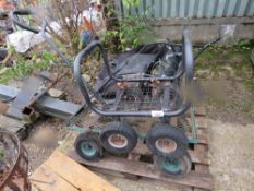 2NO 4 WHEELED BARROWS. THIS LOT IS SOLD UNDER THE AUCTIONEERS MARGIN SCHEME, THEREFORE NO VAT WI