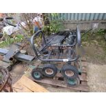 2NO 4 WHEELED BARROWS. THIS LOT IS SOLD UNDER THE AUCTIONEERS MARGIN SCHEME, THEREFORE NO VAT WI