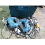 2X MAKITA 110V JIGSAWS SOURCED FROM LARGE CONSTRUCTION COMPANY LIQUIDATION.