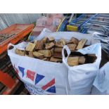 BULK BAG OF HARDWOOD FIRE WOOD LOGS. THIS LOT IS SOLD UNDER THE AUCTIONEERS MARGIN SCHEME, THERE