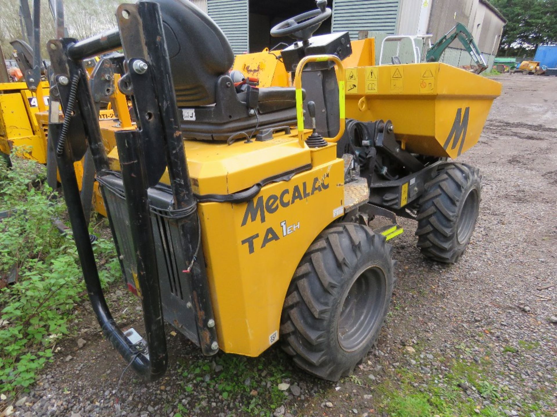 MECALAC TA1EH HIGH TIP DUMPER, YEAR 2020, 619 REC HRS. SN:SLBDPPK0EL3SK8603. WHEN TESTED WAS SEEN TO - Image 4 of 9