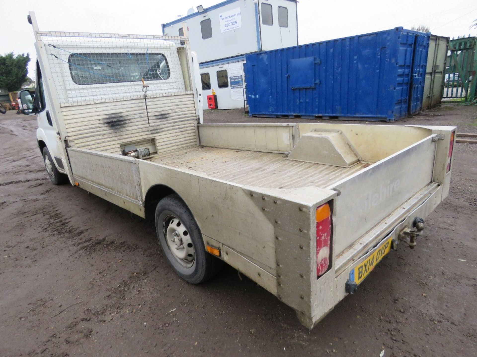 CITROEN LOW BED PLANT TRUCK, REG:BX14 OVP. 3500KG RATED WITH RAMPS. 125,870 REC MILES. WITH V5, MOT - Image 7 of 13