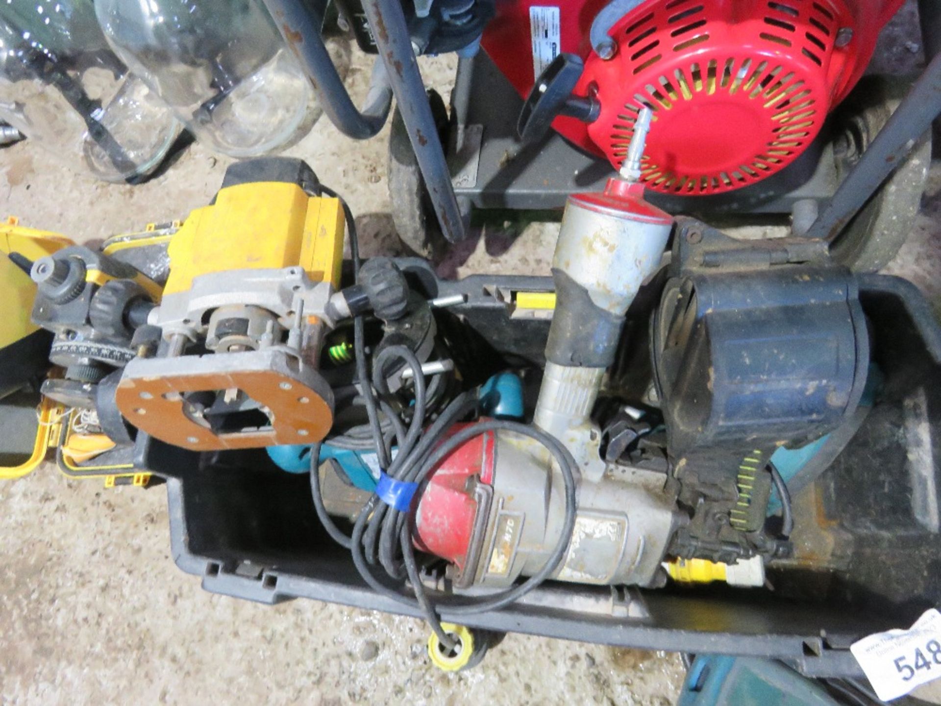 3 POWER TOOLS, AN AIR NAILER, 1 X METER, 1 X PRINTER. THIS LOT IS SOLD UNDER THE AUCTIONEERS MAR - Image 4 of 4