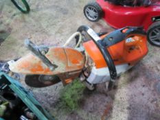 STIHL TS410 TYPE PETROL CUT OFF SAW. THIS LOT IS SOLD UNDER THE AUCTIONEERS MARGIN SCHEME, THERE
