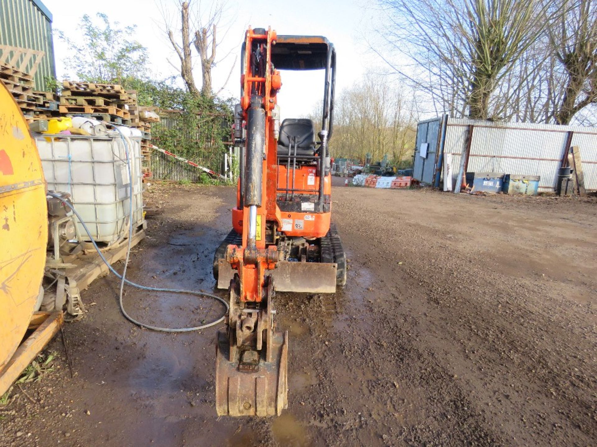 KUBOTA U17-3 RUBBER TRACKED MINI EXCAVATOR YEAR 2020 BUILD. 1358 REC HOURS. SN:KB0V0173PK3K72029. ON - Image 5 of 11