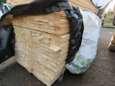 EXTRA LARGE PACK OF UNTREATED SHIPLAP CLADDING BOARDS 1.83M LENGTH X 100MM APPROX.
