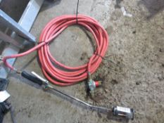 GAS BURNER TORCH. THIS LOT IS SOLD UNDER THE AUCTIONEERS MARGIN SCHEME, THEREFORE NO VAT WILL BE