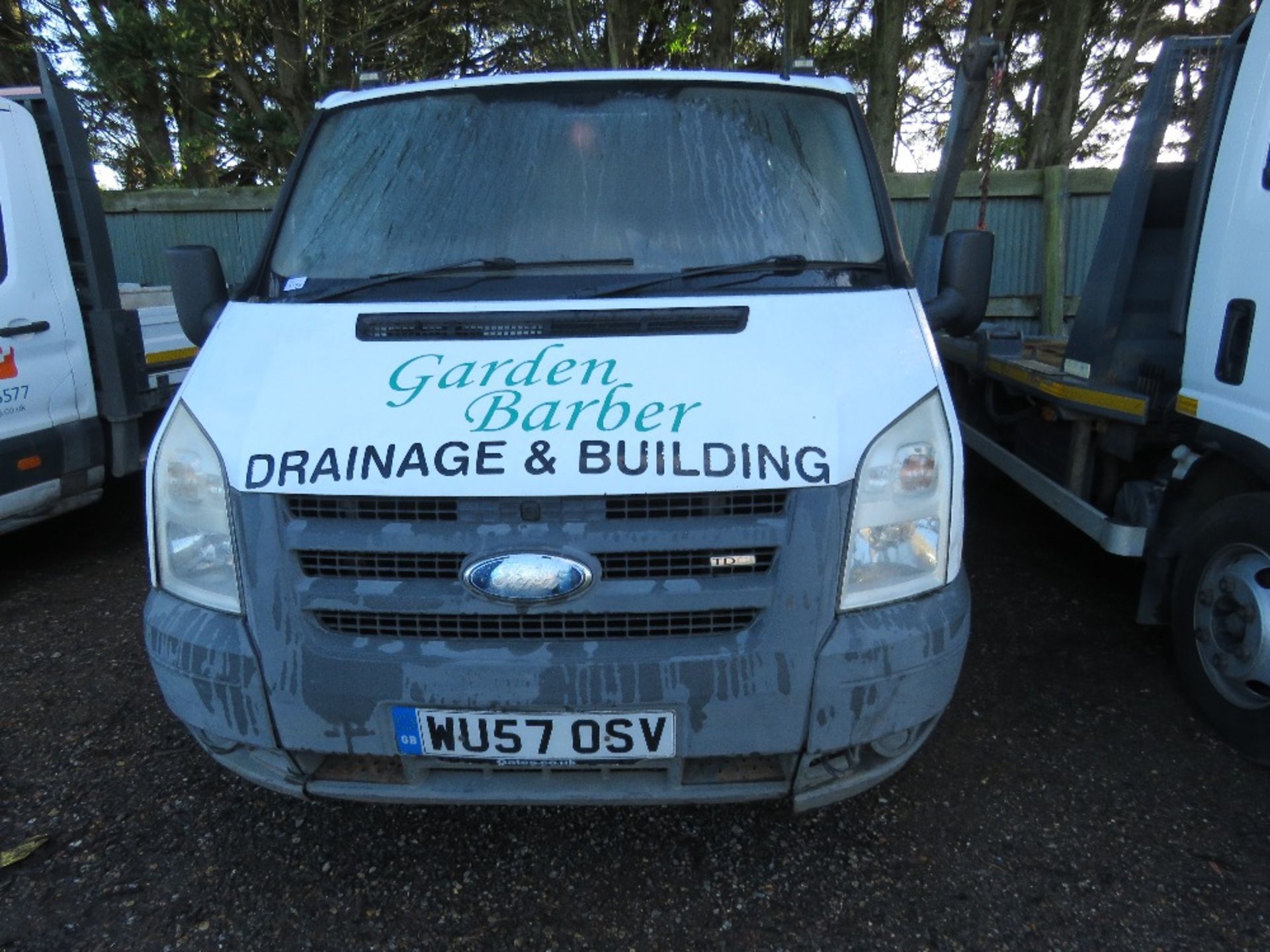 FORD TRANSIT 115T350M TIPPER TRUCK REG: WU57 OSV. 2402CC DIESEL ENGINE. WITH V5, OWNED BY VENDOR SIN - Image 2 of 11