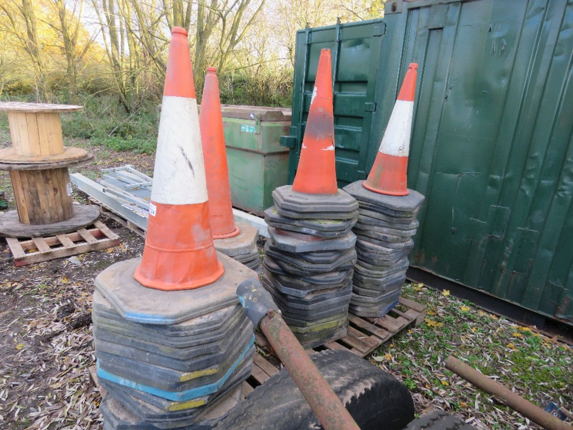 APPROXIMATELY 80NO LARGE ROAD CONES. - Image 2 of 2