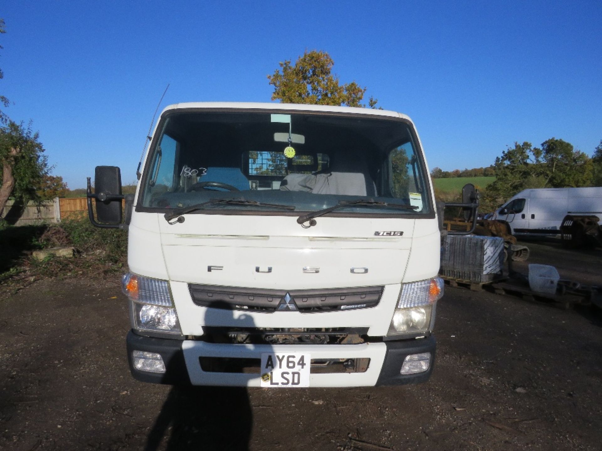 MITSUBISHI FUSO AUTOMATIC BEAVERTAIL PLANT LORRY REG: AY64 LSD. FIRST REGISTERED 25/09/14. WITH FUL - Image 12 of 12