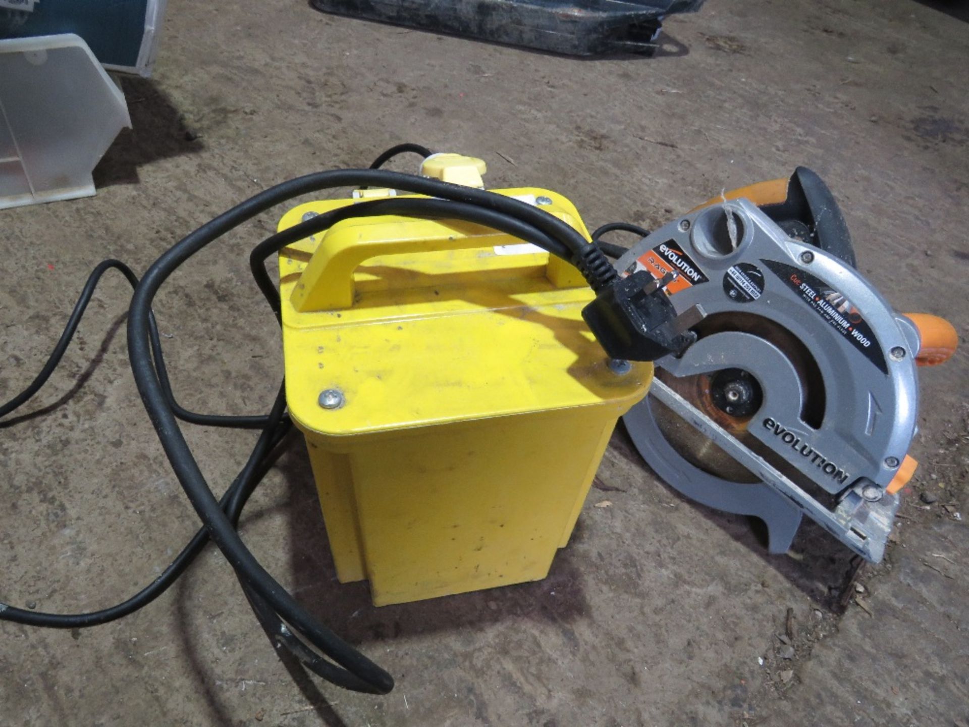 CIRCULAR SAW AND TRANSFORMER, 110V - Image 2 of 2