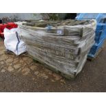 LARGE PALLET OF HERAS TYPE TEMPORARY FENCE BASES/BLOCKS. THIS LOT IS SOLD UNDER THE AUCTIONEERS M