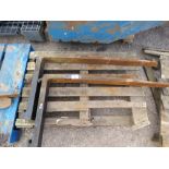 PAIR OF FORKLIFT TINES FOR 20" CARRIAGE.