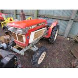 YANMAR YM2210D COMPACT AGRICULTURAL TRACTOR, 4WD, AGRICULTURAL TYRES, WITH REAR LINKAGE. FROM LIMITE