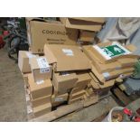 PALLET OF LIGHT FITTINGS AND SUNDRIES