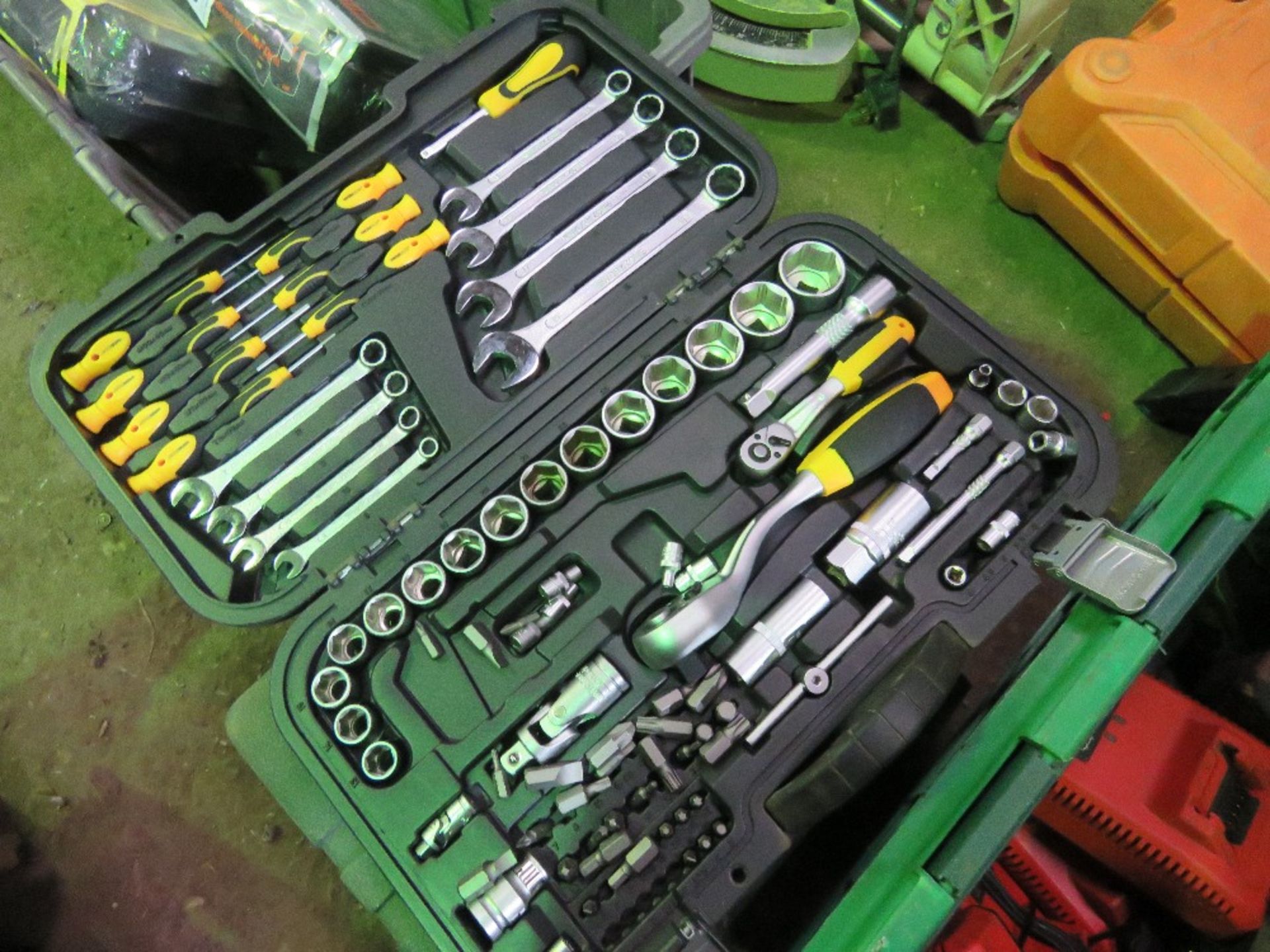 3 X SOCKET SETS, SCREWDRIVERS PLUS SPANNERS ETC.OWNER RETIRING. THIS LOT IS SOLD UNDER THE AUCTIO - Image 2 of 8