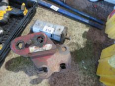 MANUAL QUICK HITCH 30MM PINS, PLUS JCB HYDRAULIC MINI DIGGER PUMP. THIS LOT IS SOLD UNDER THE AU
