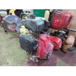 3 X PETROL ENGINES- SPARES OR REPAIR.