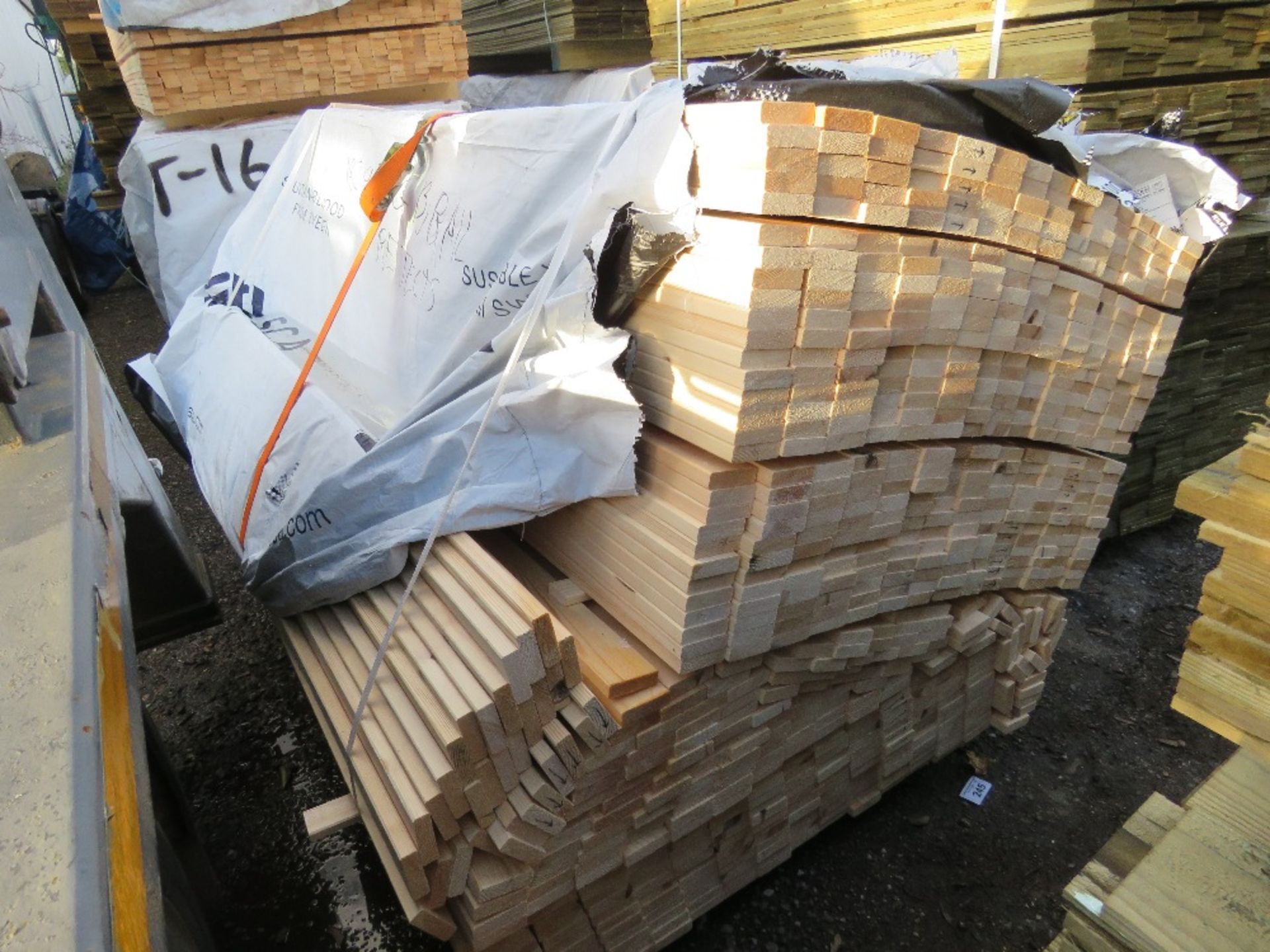 EXTRA LARGE PACK OF UNTREATED TIMBER BOARDS, 65MM X 20MM APPROX. @ 1.83M LENGTH APPROX.