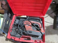 2 X HILTI 110V RECIP SAWS. THIS LOT IS SOLD UNDER THE AUCTIONEERS MARGIN SCHEME, THEREFORE NO VA