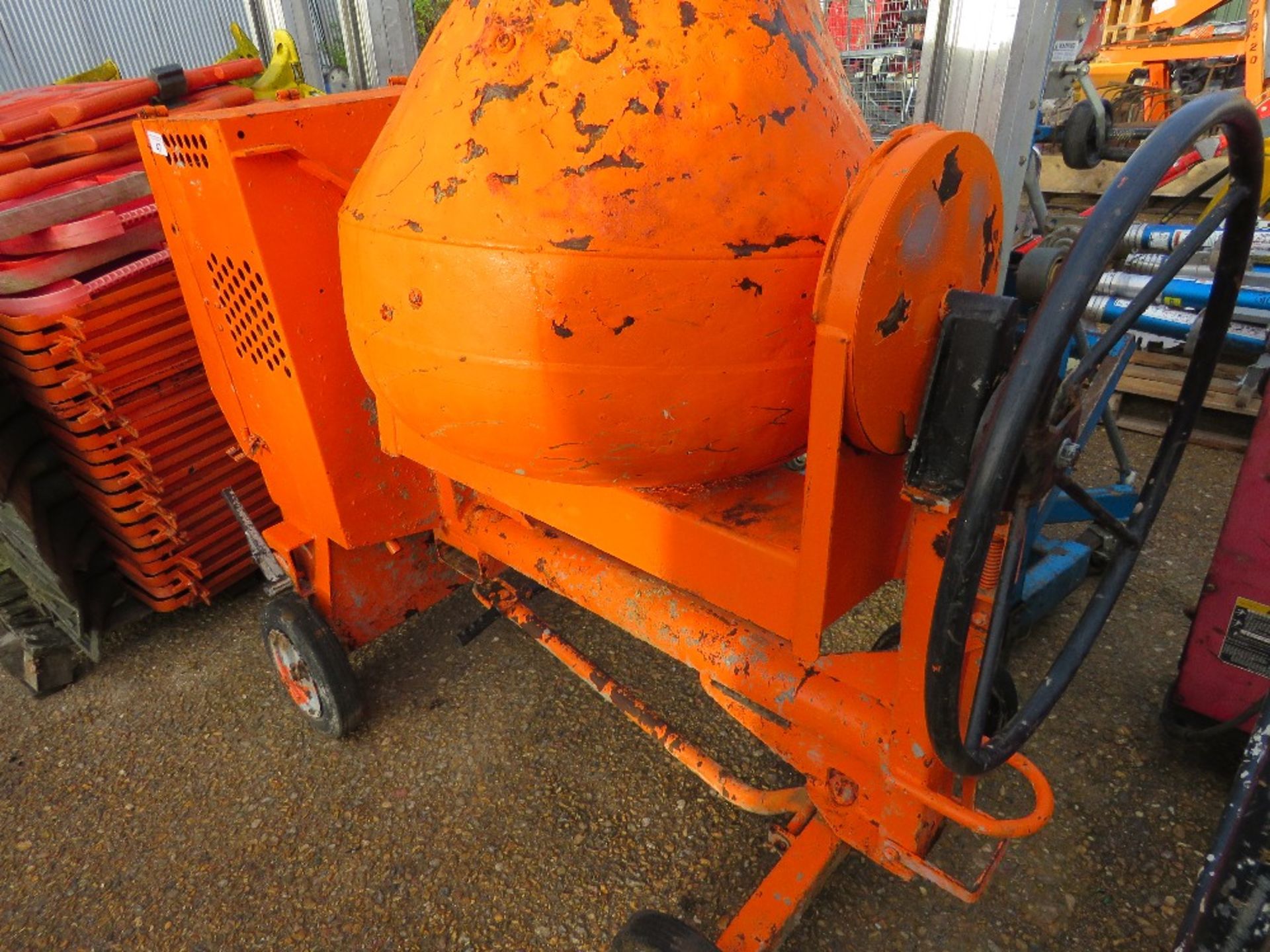 BELLE YANMAR ENGINED ELECTRIC START CEMENT MIXER - Image 2 of 5