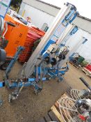 GENIE SLA10 MANUAL HOIST UNIT WITH FORKS.