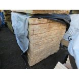 EXTRA LARGE PACK OF UNTREATED VENETIAN TIMBER SLATS 45MM X 17MM @ 1.83M LENGTH APPROX.