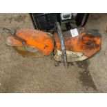 STIHL TS410 TYPE PETROL CUT OFF SAW. THIS LOT IS SOLD UNDER THE AUCTIONEERS MARGIN SCHEME, THEREF