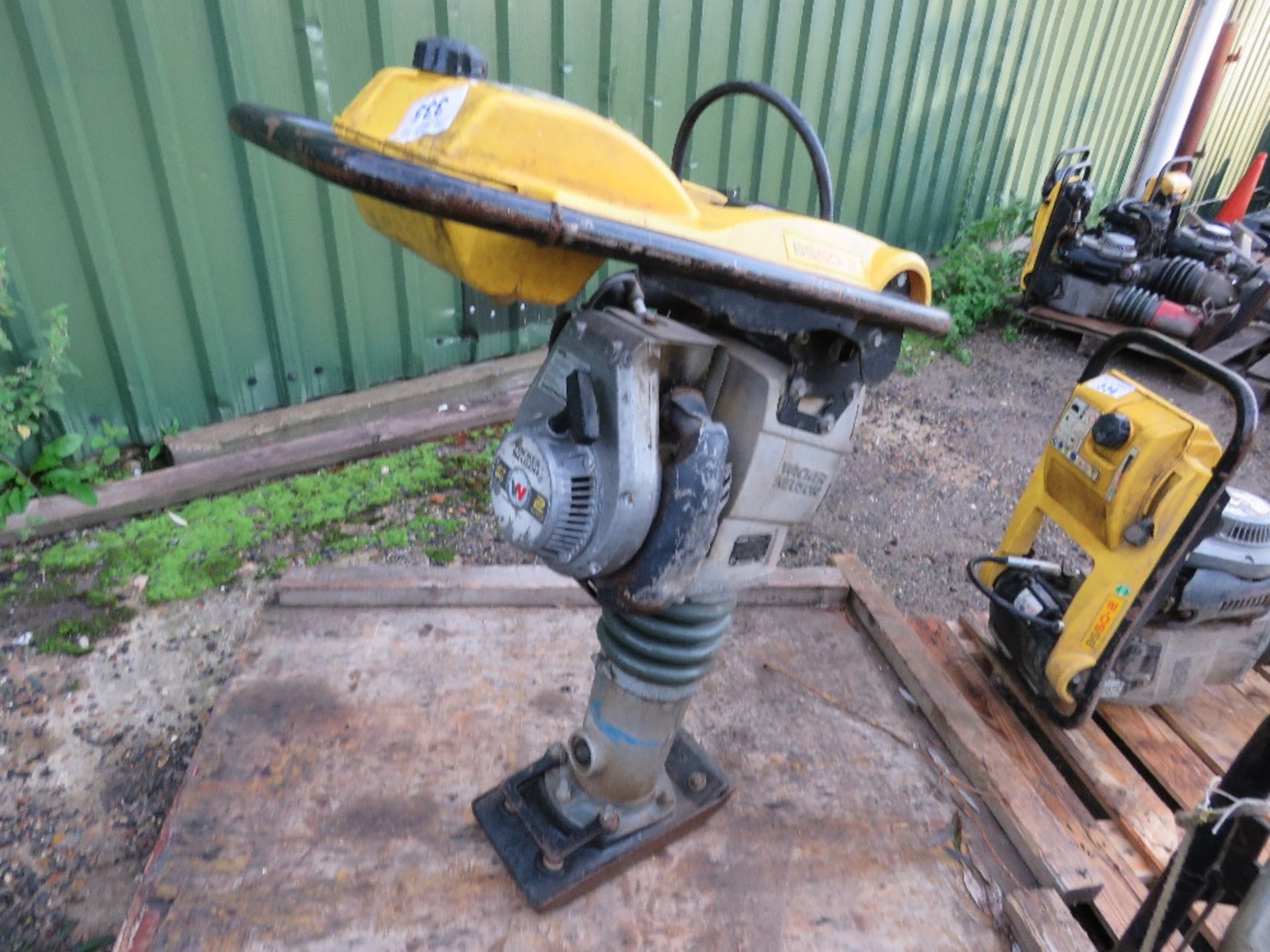 WACKER NEUSON YELLOW TOP TRENCH COMPACTOR. - Image 3 of 4