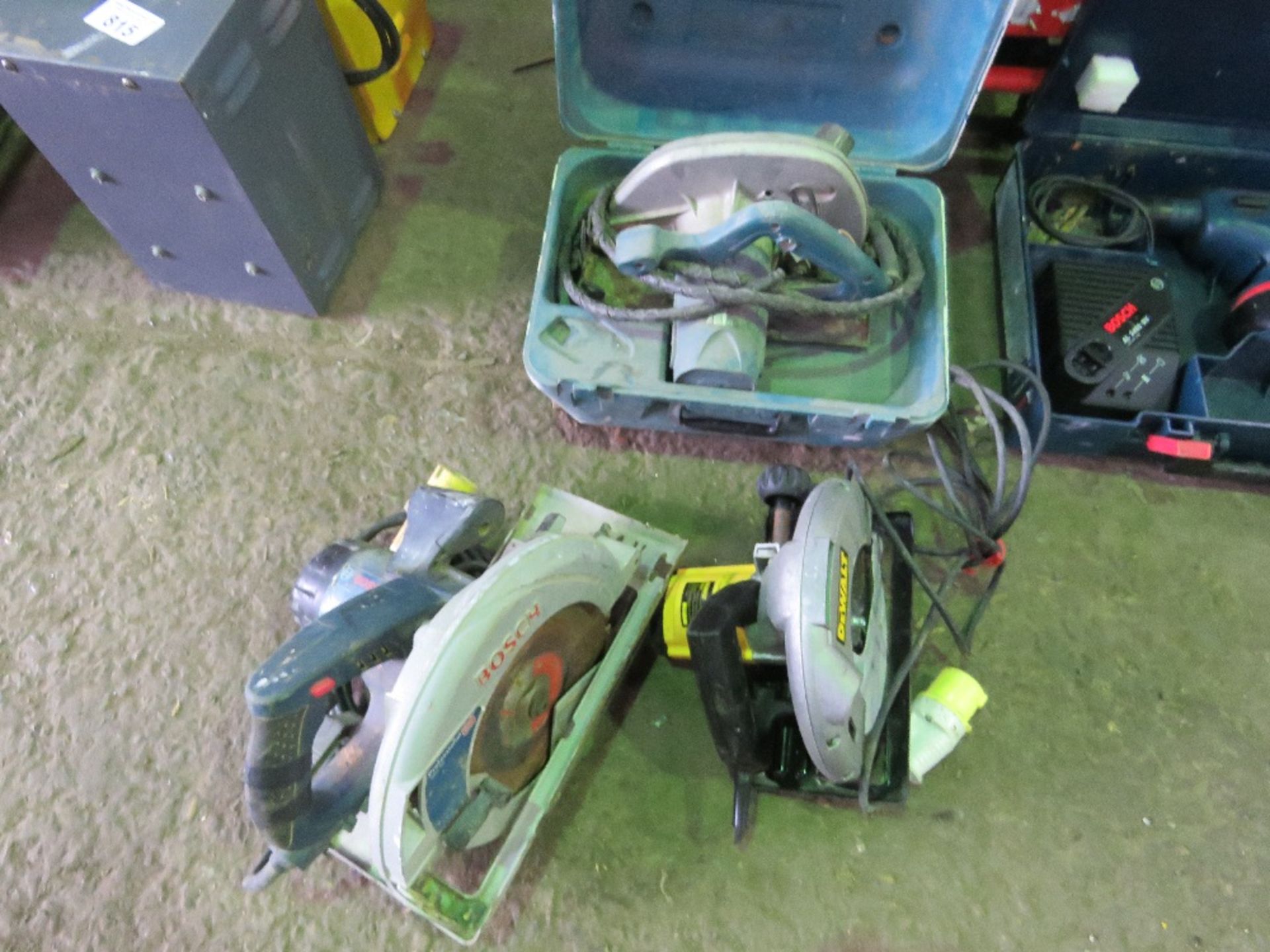 2 X CIRCULAR SAWS AND ANOTHER FOR SPARES OR REPAIR.