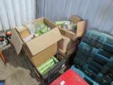 QUANTITY OF CANDLES PLUS BAMBOO HOLDERS. THIS LOT IS SOLD UNDER THE AUCTIONEERS MARGIN SCHEME, T
