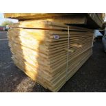 PACK OF UNTREATED INTERLOCKING CLADDING BOARDS 1.83M LENGTH X 150MM X 25MM APPROX.