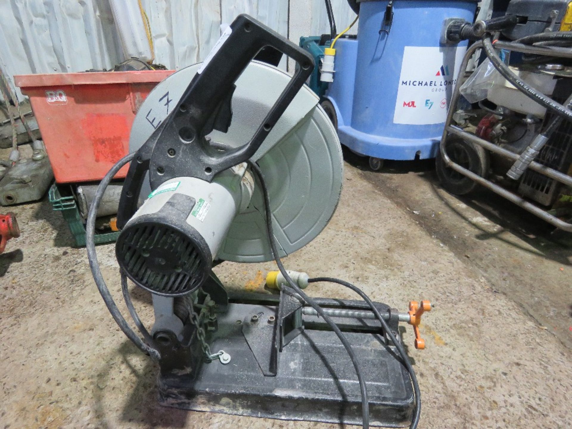 EVOLUTION 110V METAL CUTTING CROSS CUT SAW SOURCED FROM LARGE CONSTRUCTION COMPANY LIQUIDATION. - Image 3 of 3