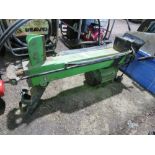 LOG SPLITTER 240 VOLT POWERED. THIS LOT IS SOLD UNDER THE AUCTIONEERS MARGIN SCHEME, THEREFORE NO