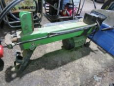 LOG SPLITTER 240 VOLT POWERED. THIS LOT IS SOLD UNDER THE AUCTIONEERS MARGIN SCHEME, THEREFORE NO