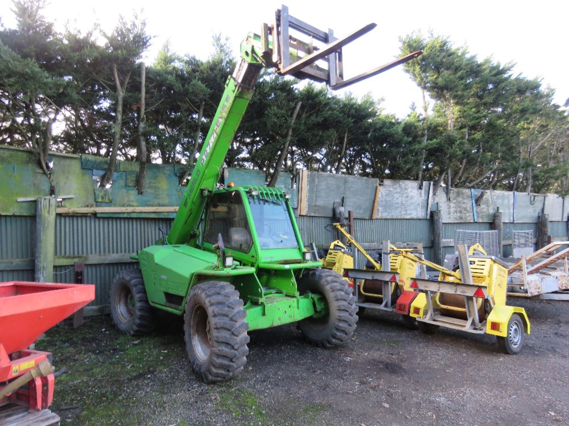 MERLO P27.7EVS TELEHANDLER. 6326 RECORDED HOURS. PERKINS ENGINE. SN: 4111137 DIRECT FROM LOCAL COMPA