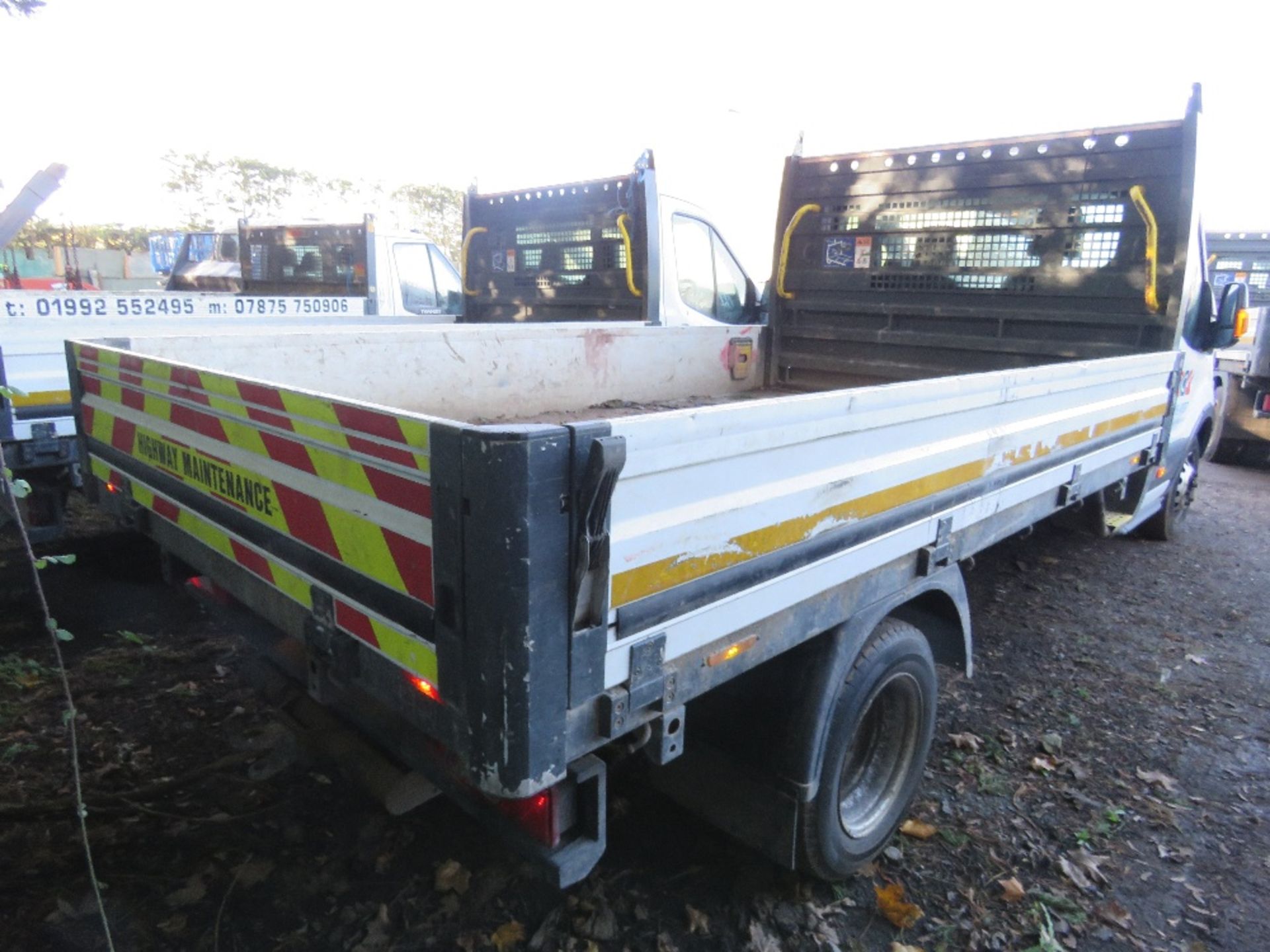 FORD TRANSIT 350 TWIN WHEEL 3.5TONNE DROP SIDE TRUCK REG:GJ66 UEP. 152,232 REC MILES. 3 KEYS. MOT 23 - Image 8 of 11