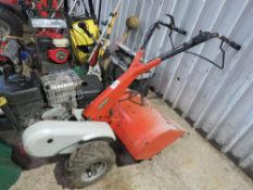 APACHE HEAVY DUTY PETROL ENGINED REAR TINE ROTORVATOR. THIS LOT IS SOLD UNDER THE AUCTIONEERS MA