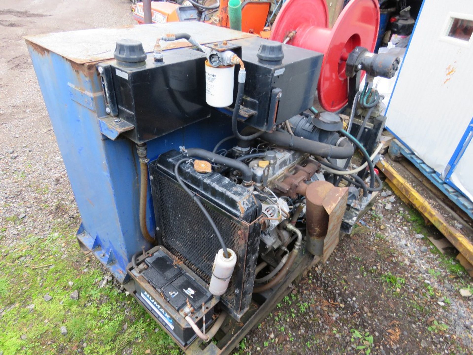 HARBEN YANMAR 4 CYLINDER DIESEL ENGINED VAN MOUNTED JETTER PACK WITH HYDRAULIC HOSE REEL, 1589 REC H - Image 2 of 8