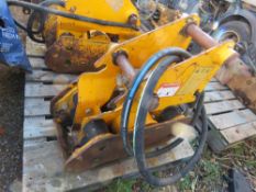 JCB 3CX/4CX EXCAVATOR MOUNTED COMPACTION PLATE HEAD 45MM PINS. DIRECT FROM LOCAL COMPANY AS PART OF