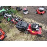 MOUNTFIELD PETROL ENGINED ROTARY LAWNMOWER. WITH COLLECTOR. THIS LOT IS SOLD UNDER THE AUCTIONEE