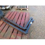 PAIR OF FORKLIFT TINES FOR 16 INCH CARRIAGE, 1000 X 500 SIZE. THIS LOT IS SOLD UNDER THE AUCTION