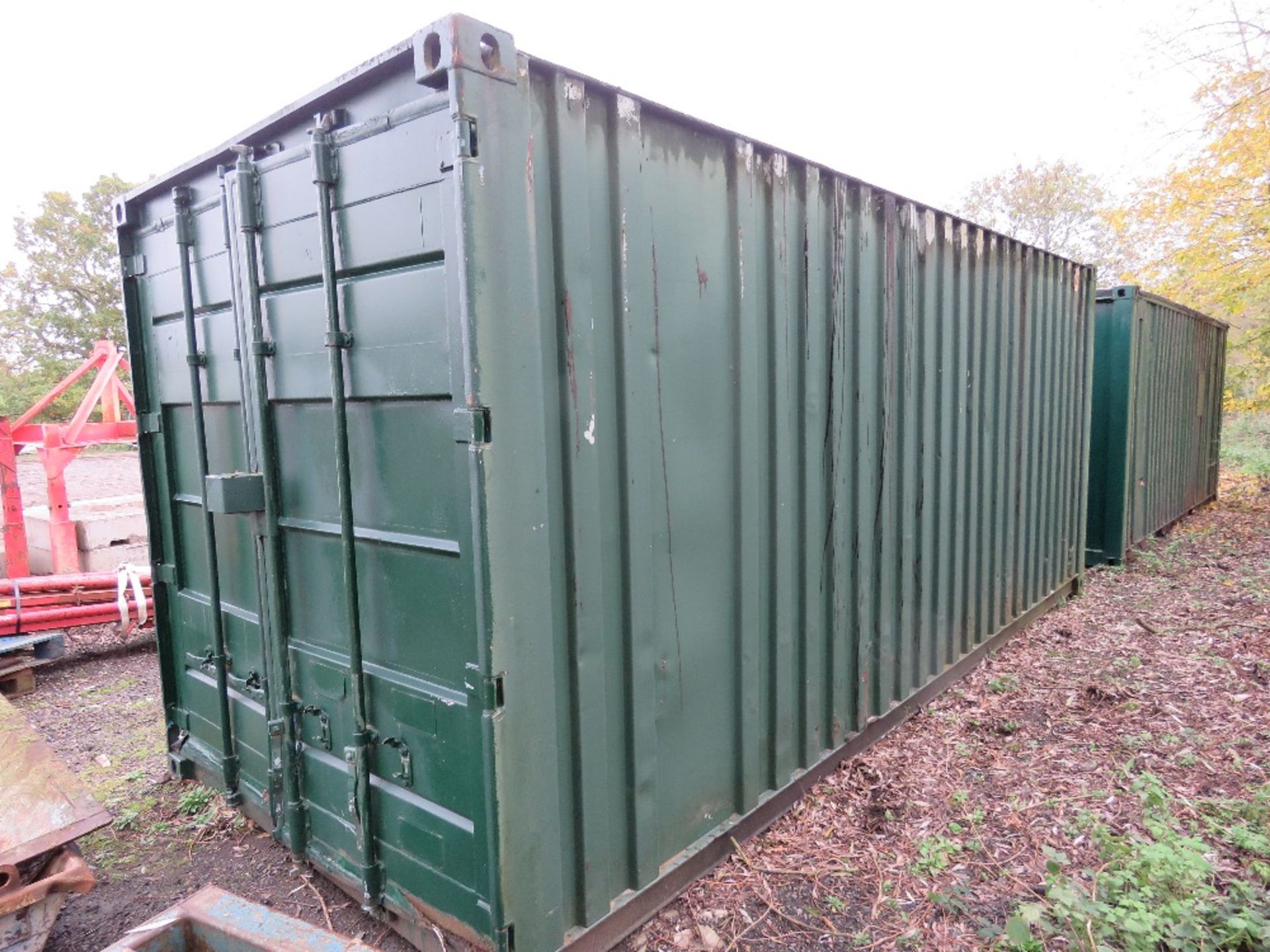 20FT LENGTH SHIPPING CONTAINER STORE. THIS LOT IS SOLD UNDER THE AUCTIONEERS MARGIN SCHEME, THERE - Image 3 of 5