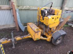 TEREX BENFORD ROLLER BREAKER ON TRAILER WITH HOSE AND GUN. YEAR 2005. WHEN TESTED WAS SEEN TO RUN, D