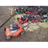 SOVEREIGN PETROL ENGINED ROTARY LAWNMOWER. NO COLLECTOR. THIS LOT IS SOLD UNDER THE AUCTIONEERS