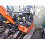 HITACHI ZAXIS 19U RUBBER TRACKED MINI EXCAVATOR, YEAR 2017 BUILD, WITH 2 BUCKETS, 2822 RECORDED HOUR