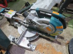 MAKITA 110V MITRE SAW, NEEDS ATTENTION. THIS LOT IS SOLD UNDER THE AUCTIONEERS MARGIN SCHEME, TH